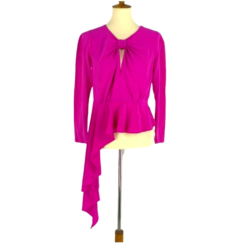 Delfi Collective SZ M luxury top with rich pink